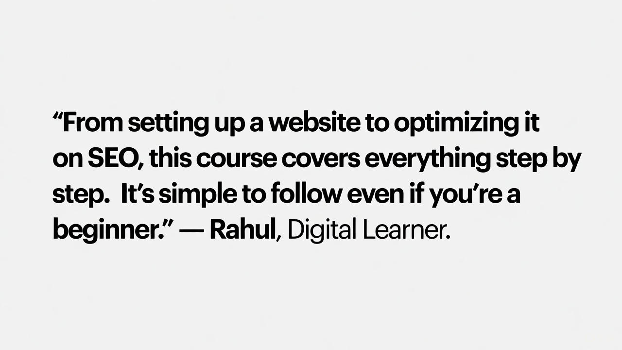 Student testimonial 3